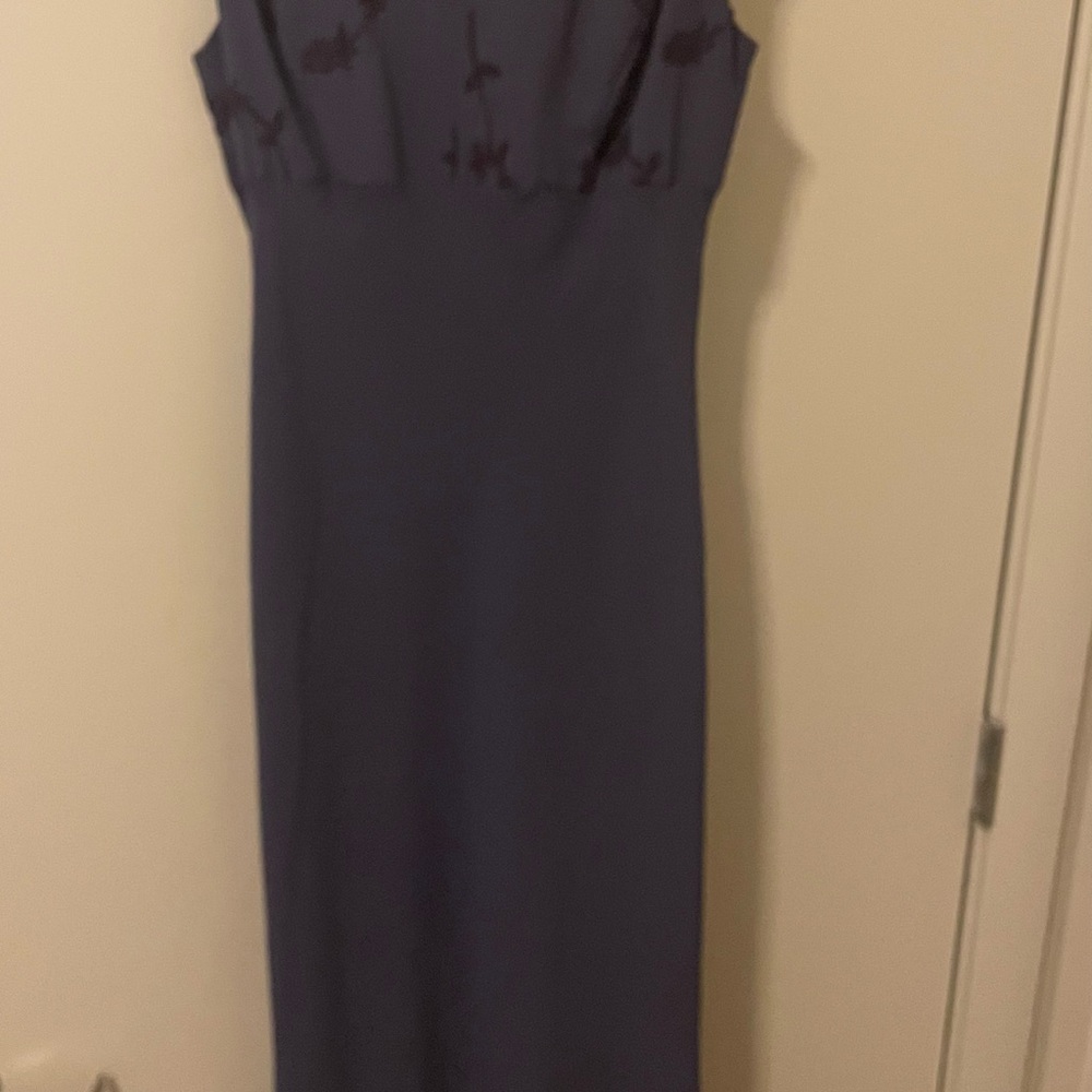 Alyn Paige Navy Blue Maxi Dress